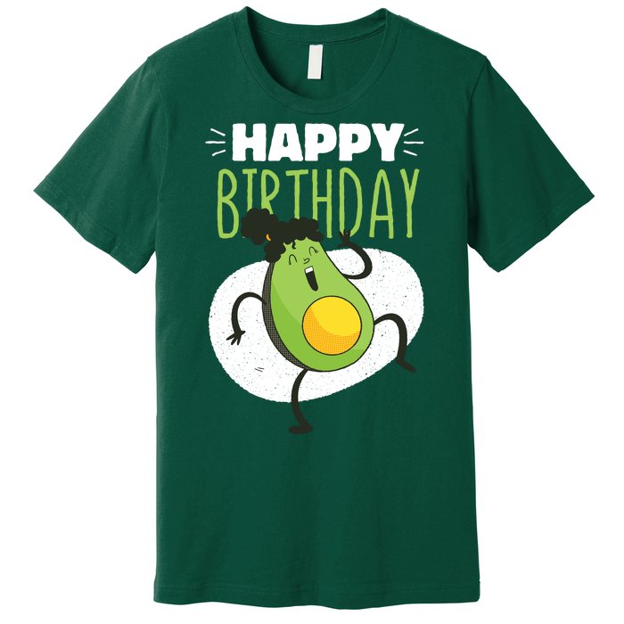 Avocado Happy Birthday Premium T-Shirt