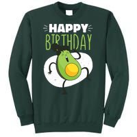 Avocado Happy Birthday Tall Sweatshirt