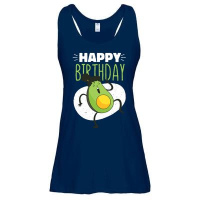 Avocado Happy Birthday Ladies Essential Flowy Tank