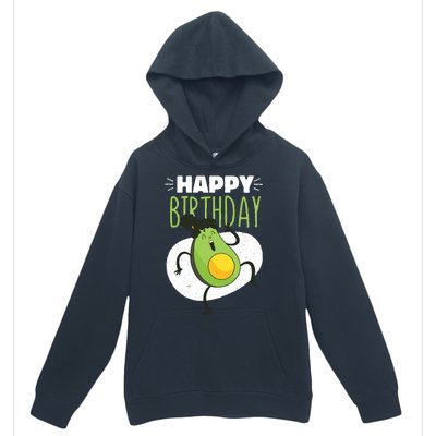 Avocado Happy Birthday Urban Pullover Hoodie