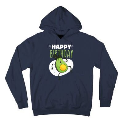 Avocado Happy Birthday Tall Hoodie