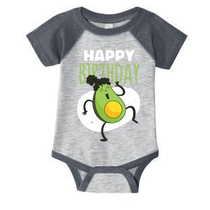 Avocado Happy Birthday Infant Baby Jersey Bodysuit