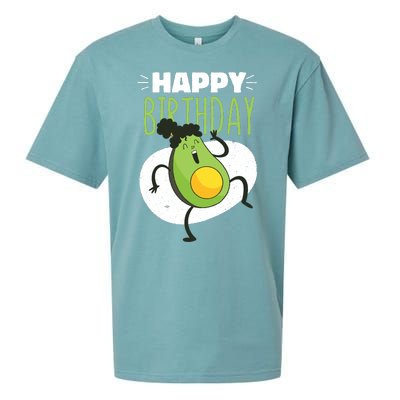 Avocado Happy Birthday Sueded Cloud Jersey T-Shirt