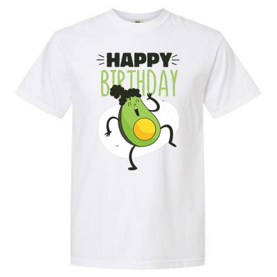 Avocado Happy Birthday Garment-Dyed Heavyweight T-Shirt