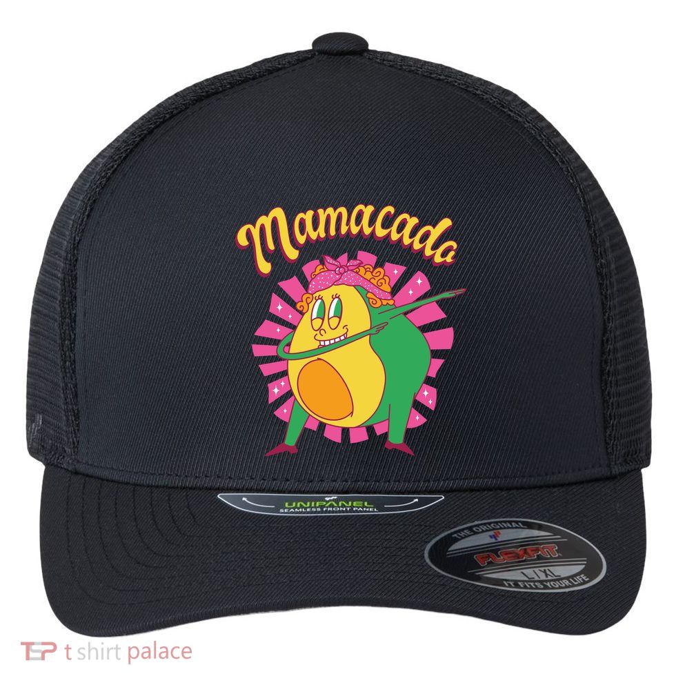 Avocado Mama Flexfit Unipanel Trucker Cap