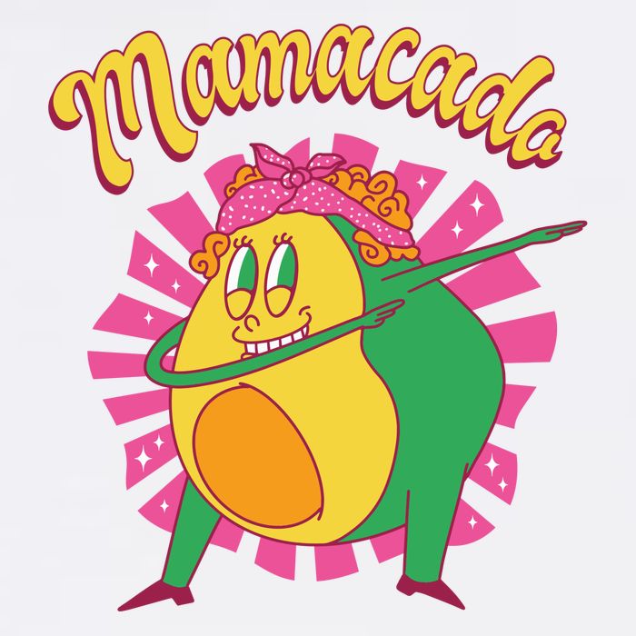 Avocado Mama 11oz C Handle Ceramic Mug