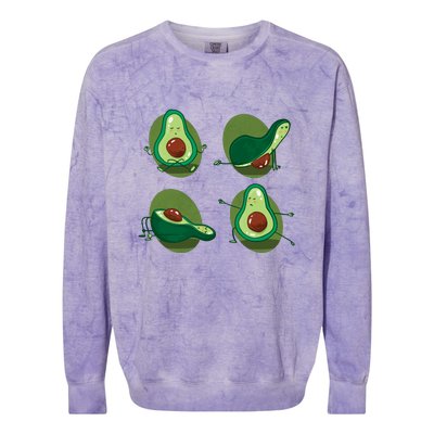 Avocado Yoga Colorblast Crewneck Sweatshirt