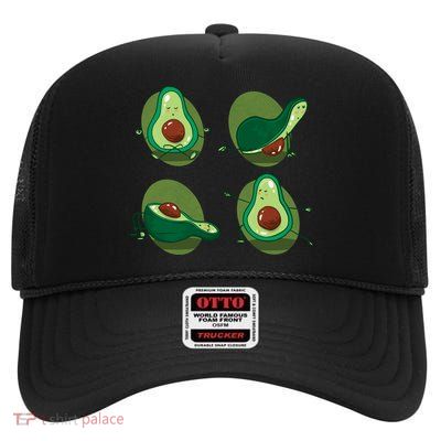 Avocado Yoga High Crown Mesh Back Trucker Hat