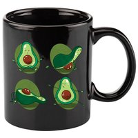 Avocado Yoga 11oz C Handle Ceramic Mug