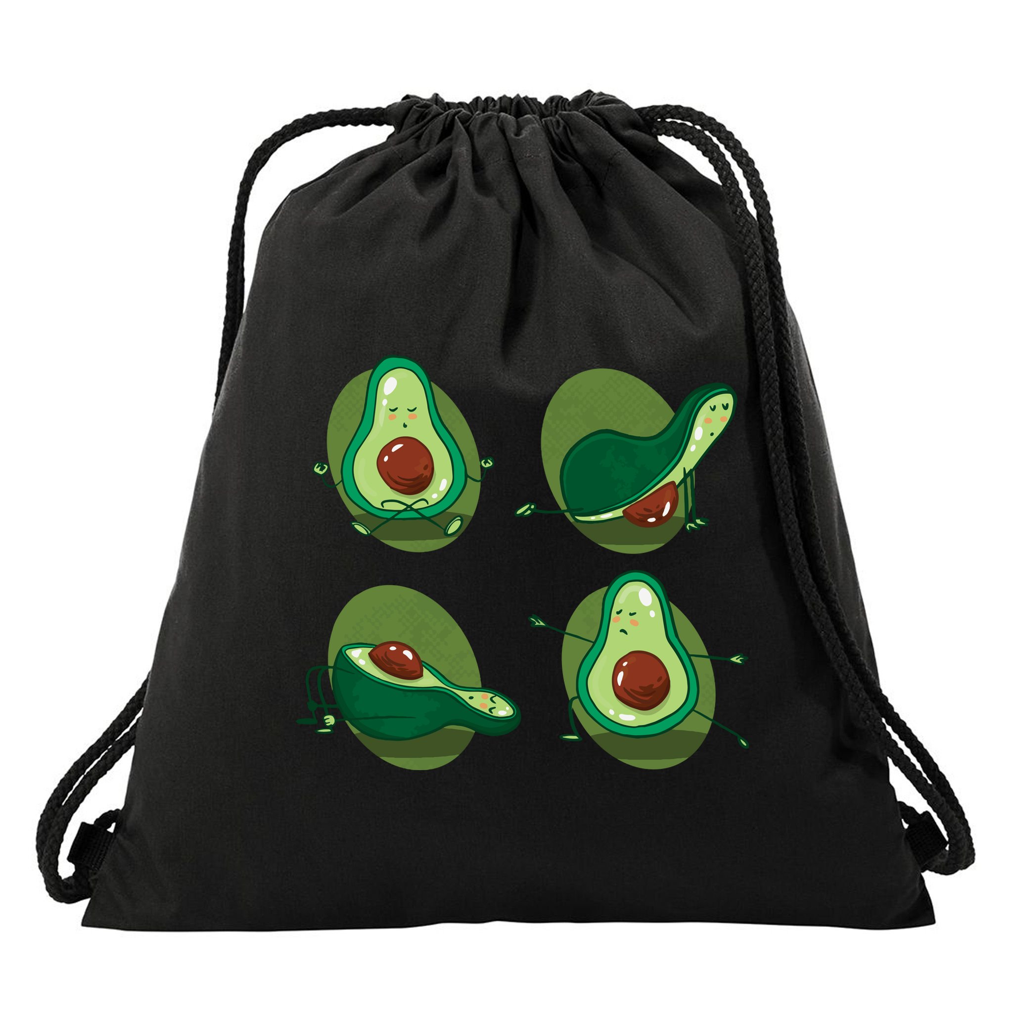 Avocado Yoga Drawstring Bag