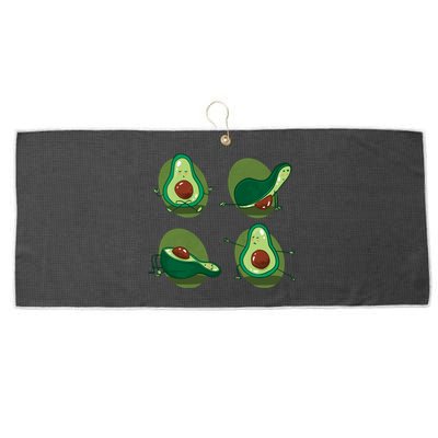 Avocado Yoga Large Microfiber Waffle Golf Towel