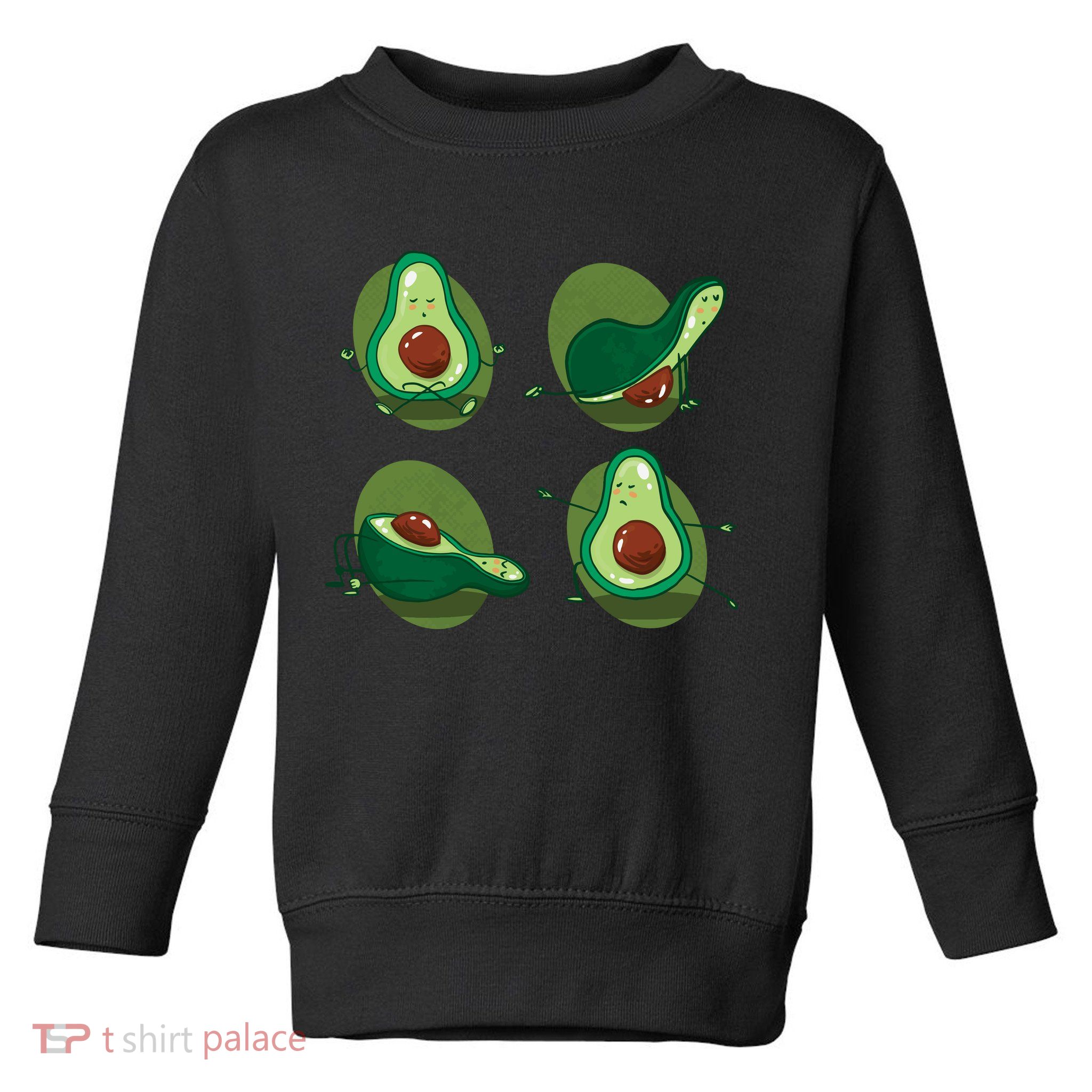 Avocado Yoga Toddler Sweatshirt