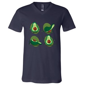 Avocado Yoga V-Neck T-Shirt