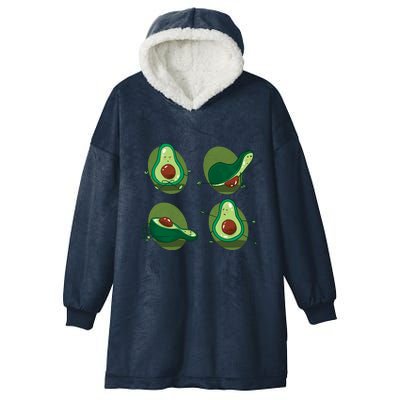 Avocado Yoga Hooded Wearable Blanket