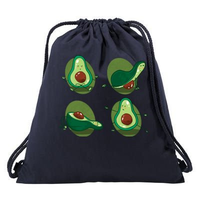 Avocado Yoga Drawstring Bag