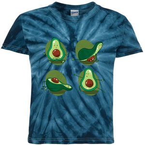 Avocado Yoga Kids Tie-Dye T-Shirt