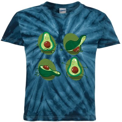 Avocado Yoga Kids Tie-Dye T-Shirt