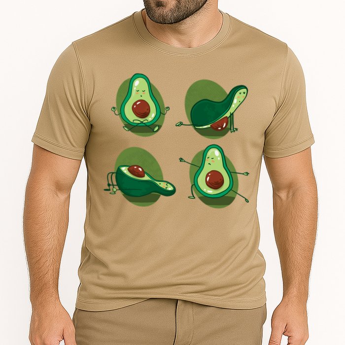 Avocado Yoga Cooling Performance Crew T-Shirt
