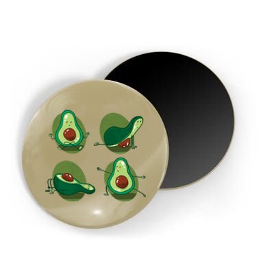 Avocado Yoga Magnet