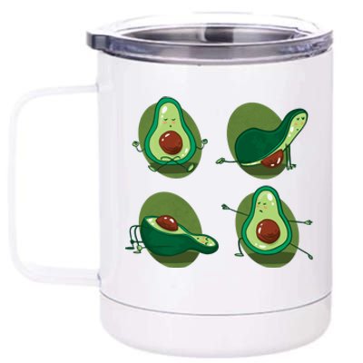 Avocado Yoga 12 oz Stainless Steel Tumbler Cup