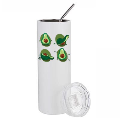 Avocado Yoga Stainless Steel Tumbler