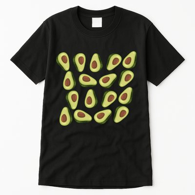 Avocados Pattern Guacamole Costume Tall T-Shirt