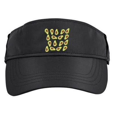 Avocados Pattern Guacamole Costume Adult Drive Performance Visor