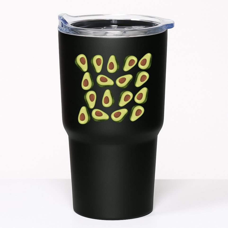 Avocados Pattern Guacamole Costume Tumbler