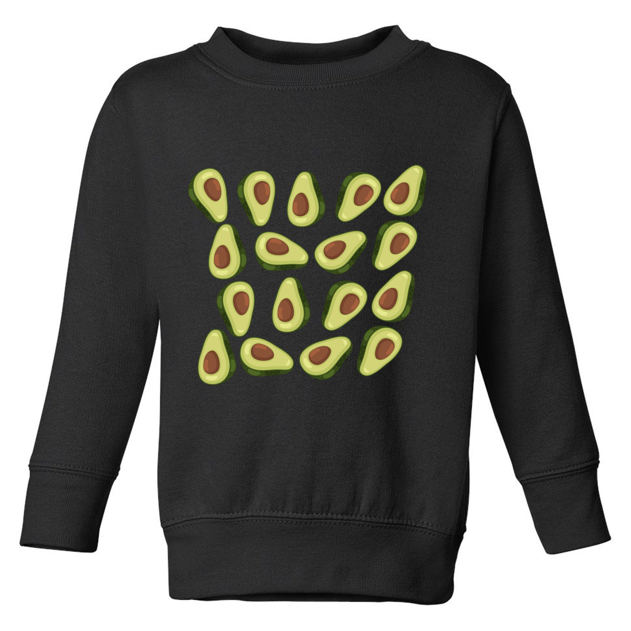Avocados Pattern Guacamole Costume Toddler Sweatshirt