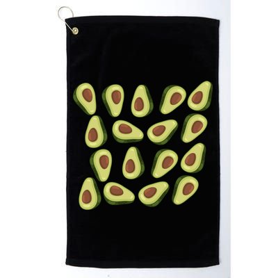 Avocados Pattern Guacamole Costume Golf Towel