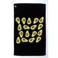 Avocados Pattern Guacamole Costume Golf Towel