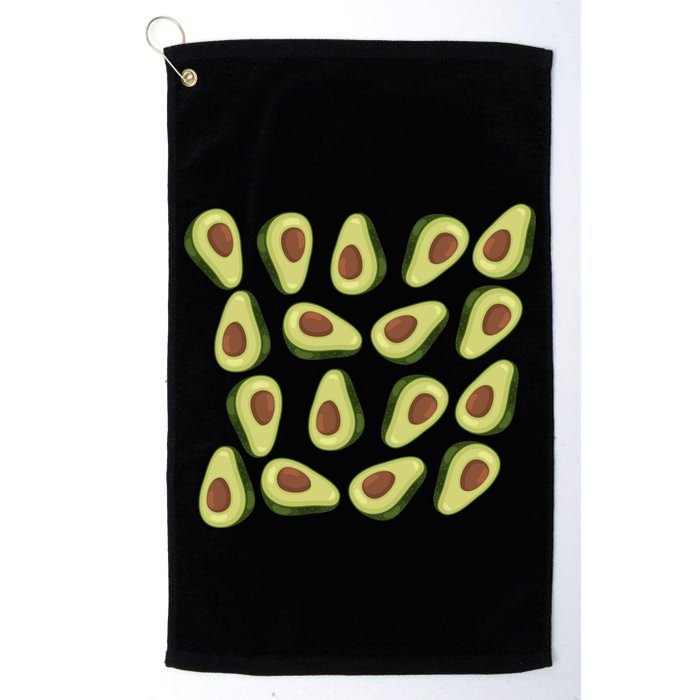 Avocados Pattern Guacamole Costume Golf Towel