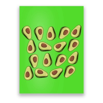 Avocados Pattern Guacamole Costume Poster