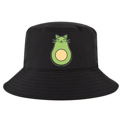 Avocato Avacado Cat Cute Cool Comfort Performance Bucket Hat