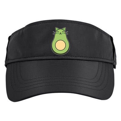Avocato Avacado Cat Cute Adult Drive Performance Visor