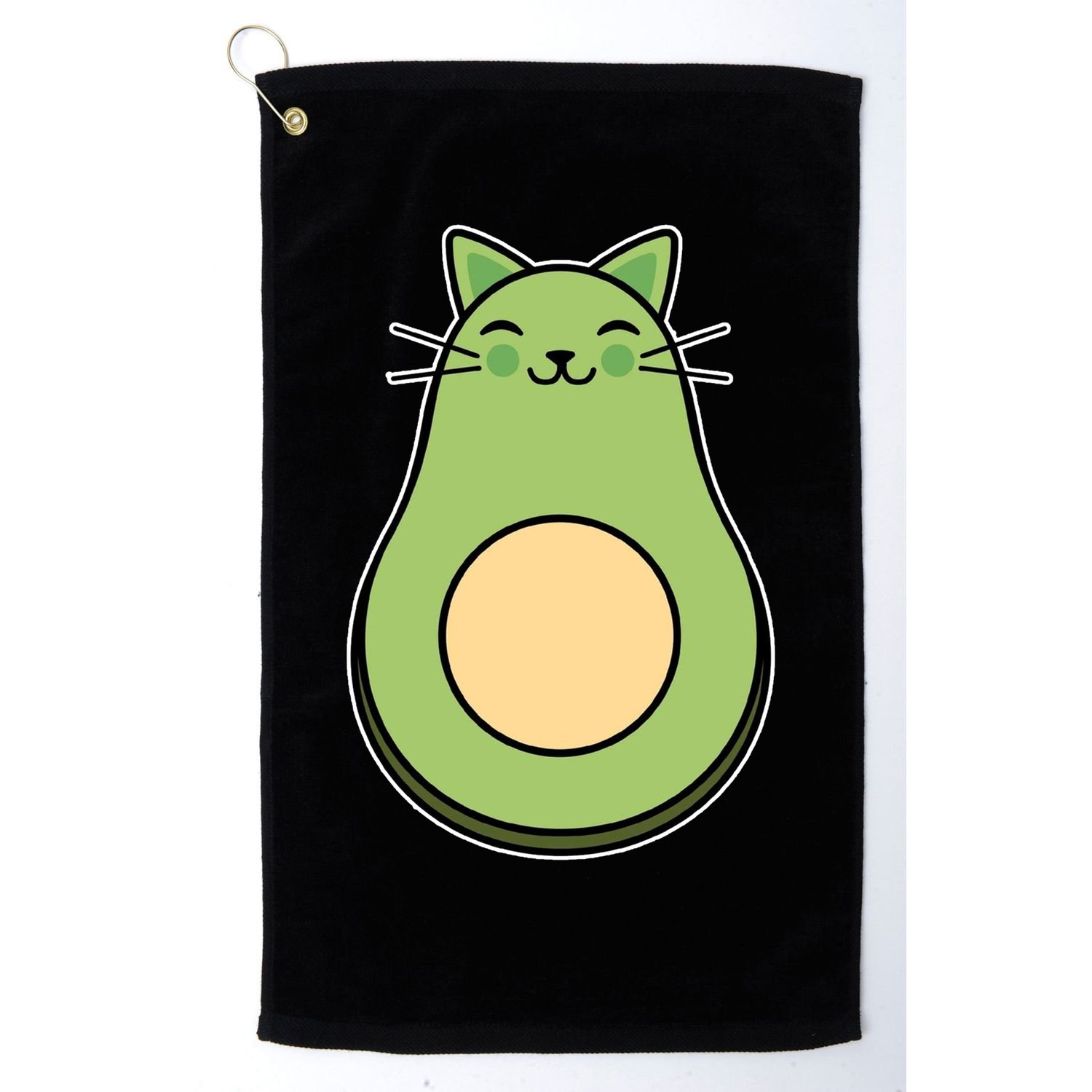 Avocato Avacado Cat Cute Golf Towel