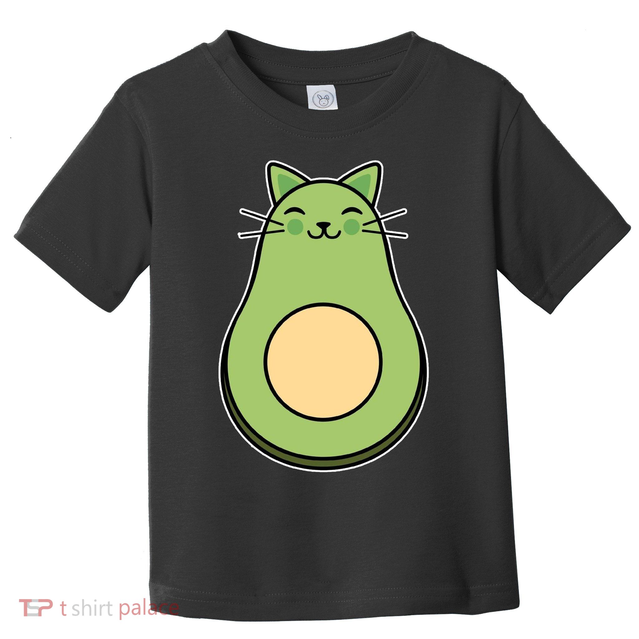 Avocato Avacado Cat Cute Toddler T-Shirt