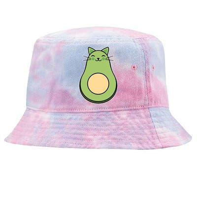 Avocato Avacado Cat Cute Tie-Dyed Bucket Hat