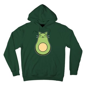 Avocato Avacado Cat Cute Hoodie