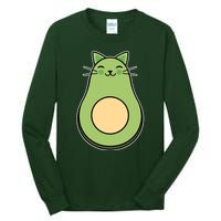 Avocato Avacado Cat Cute Tall Long Sleeve T-Shirt