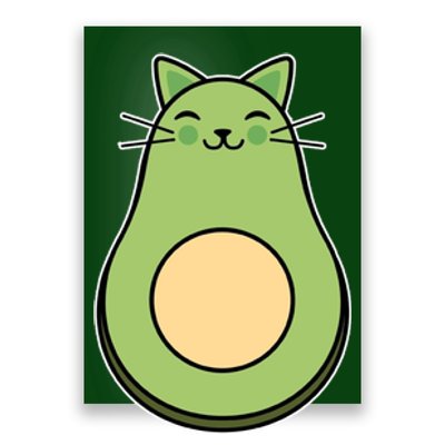 Avocato Avacado Cat Cute Poster