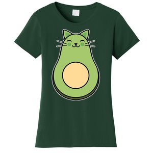 Avocato Avacado Cat Cute Women's T-Shirt