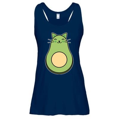 Avocato Avacado Cat Cute Ladies Essential Flowy Tank