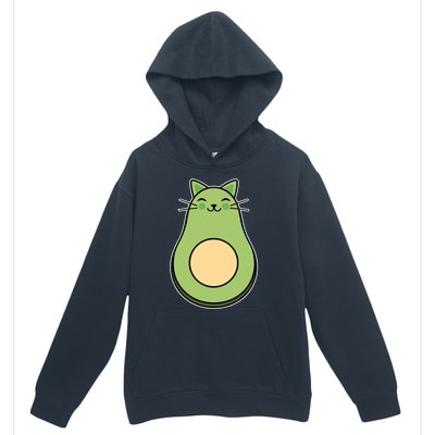 Avocato Avacado Cat Cute Urban Pullover Hoodie