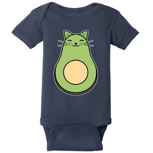 Avocato Avacado Cat Cute Baby Bodysuit