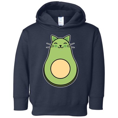 Avocato Avacado Cat Cute Toddler Hoodie