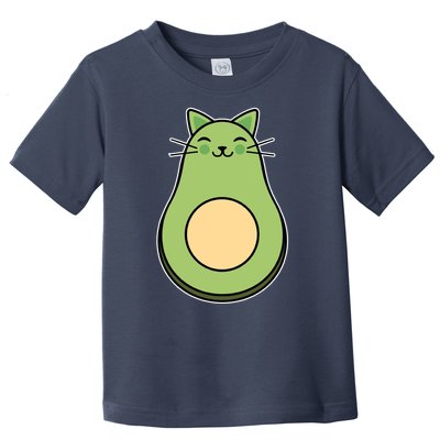 Avocato Avacado Cat Cute Toddler T-Shirt