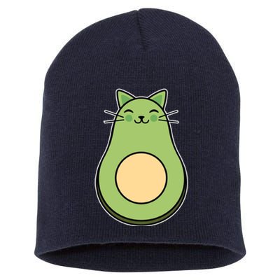 Avocato Avacado Cat Cute Short Acrylic Beanie