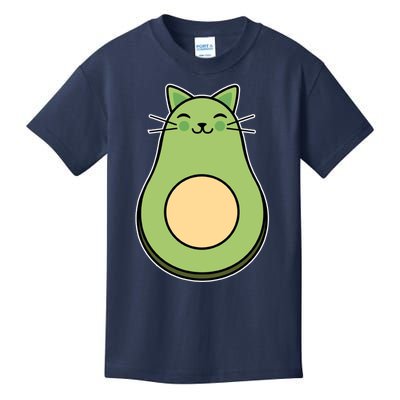 Avocato Avacado Cat Cute Kids T-Shirt