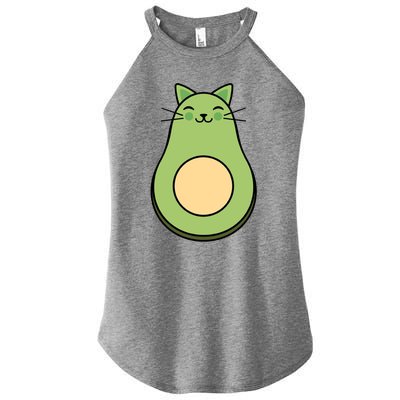 Avocato Avacado Cat Cute Women’s Perfect Tri Rocker Tank